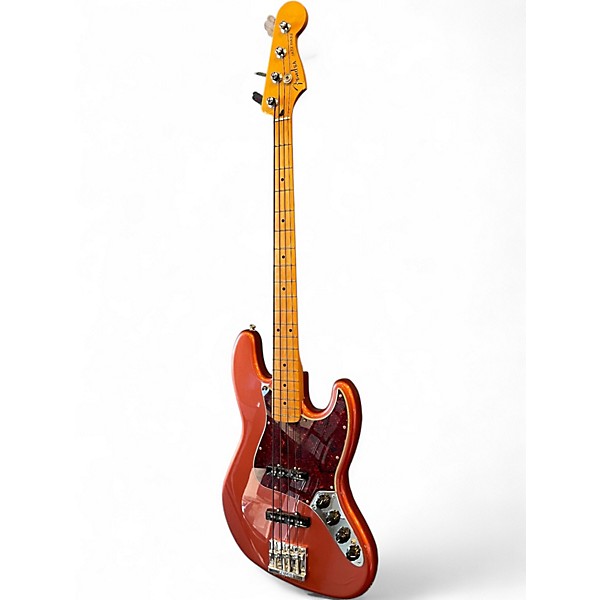 Used Fender Player Plus Active Jazz Bass Aged Candy Apple Red Electric Bass Guitar