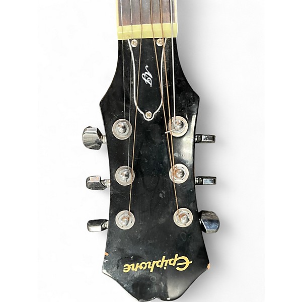 Used Epiphone AJ220SCE Sunburst Acoustic Electric Guitar