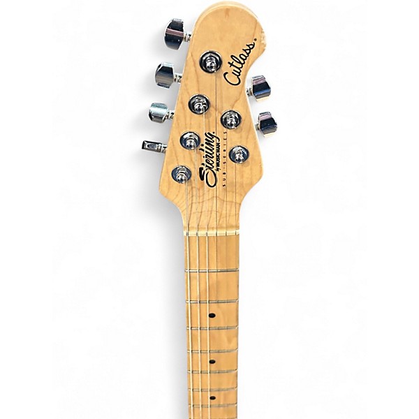 Used Sterling by Music Man CUTLASS WHITE Solid Body Electric Guitar