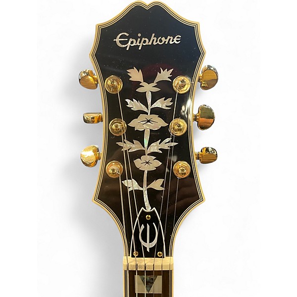 Used 2013 Epiphone Sheraton II Natural Hollow Body Electric Guitar