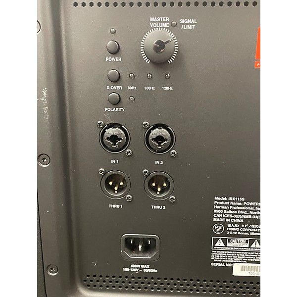 Used JBL IRX115S Powered Subwoofer