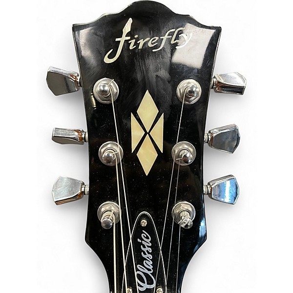 Used Firefly FFSP CLASSIC Gold Solid Body Electric Guitar