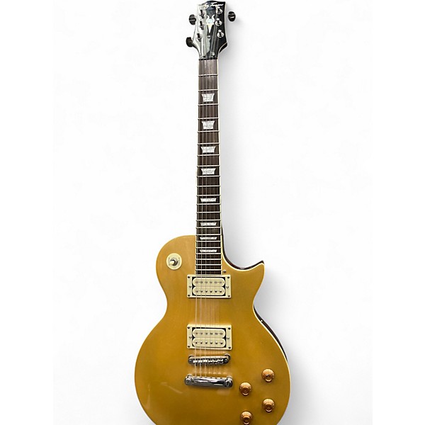 Used Jay Turser JT220 Gold Solid Body Electric Guitar