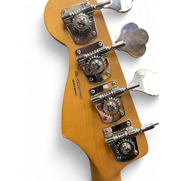 Used Fender Player 4 Jazz Bass Cream Electric Bass Guitar