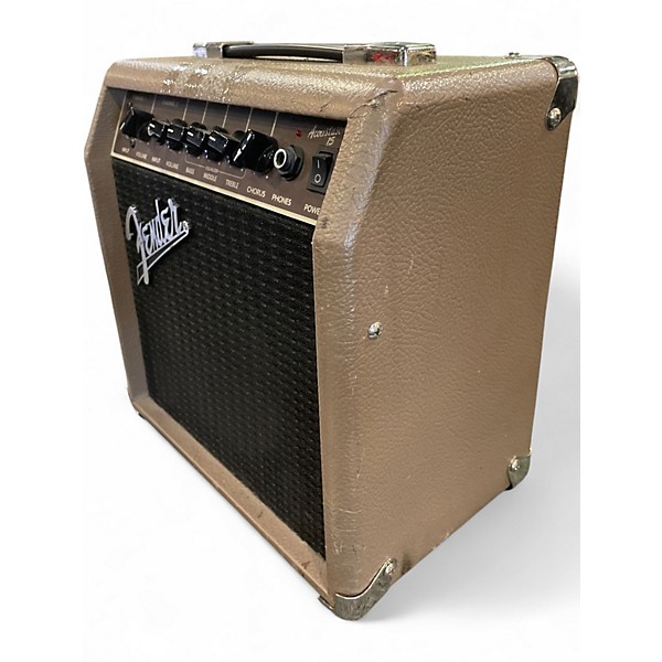 Used Fender Acoustasonic 15 Acoustic Guitar Combo Amp