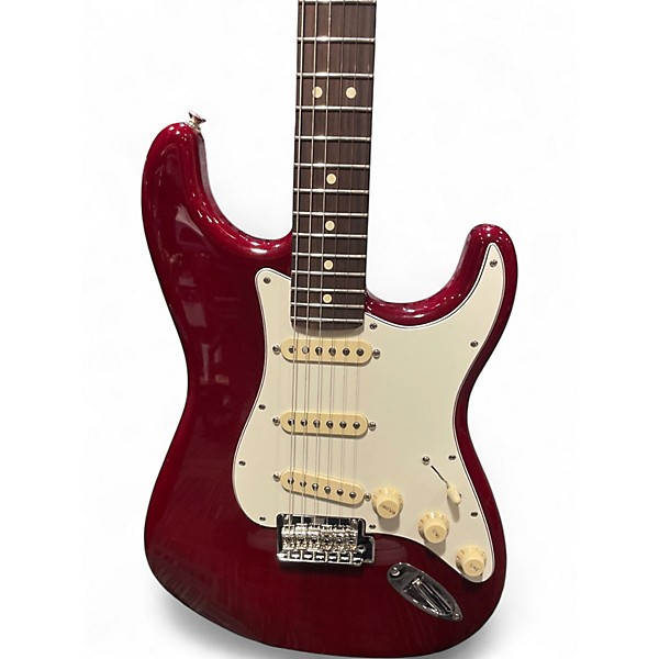 Used Fender Player 2 Chambered Mahogany Stratocaster Red Solid Body Electric Guitar
