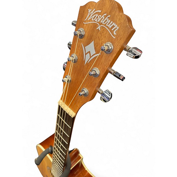 Used Washburn WD7SCE Natural Acoustic Electric Guitar