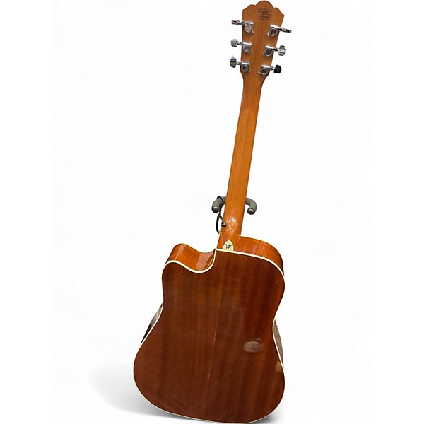 Used Washburn WD7SCE Natural Acoustic Electric Guitar