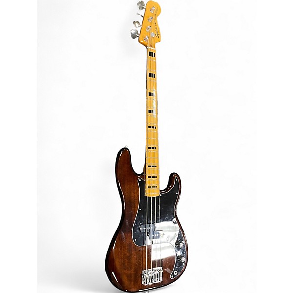 Used Squier Classic Vibe 70s Precision Bass  Walnut Electric Bass Guitar