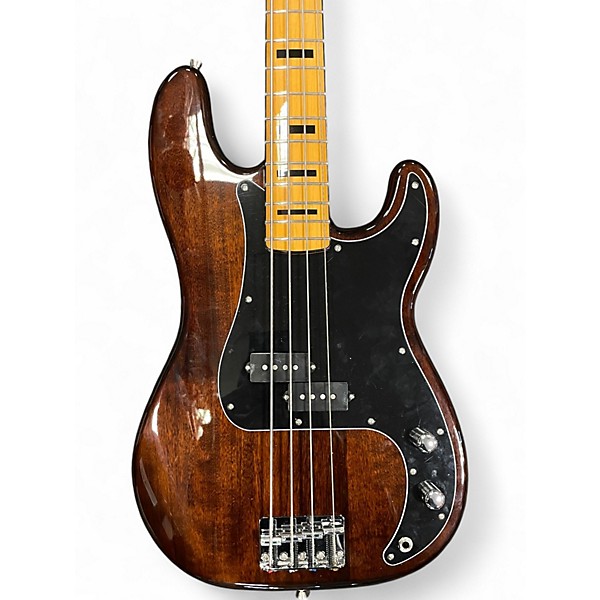 Used Squier Classic Vibe 70s Precision Bass  Walnut Electric Bass Guitar