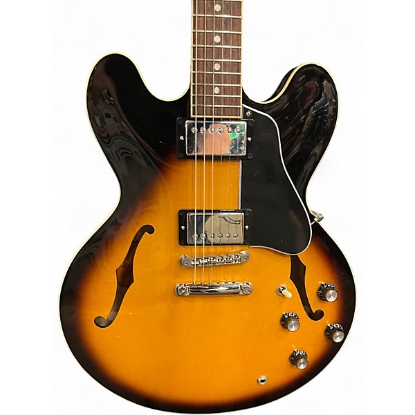 Used Gibson ES335 Vintage Sunburst Hollow Body Electric Guitar