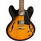 Used Gibson ES335 Vintage Sunburst Hollow Body Electric Guitar