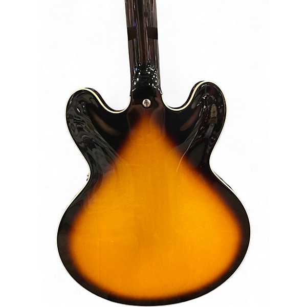 Used Gibson ES335 Vintage Sunburst Hollow Body Electric Guitar