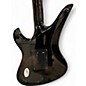 Used Schecter Guitar Research SYNYSER GATES Black with Silver Pinstripes Solid Body Electric Guitar