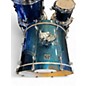 Used TAMA 7 Piece Superstar Classic Blue Sparkle Drum Kit