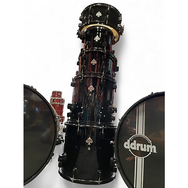 Used 2024 ddrum 5 Piece Diabloe Series BLACK Drum Kit
