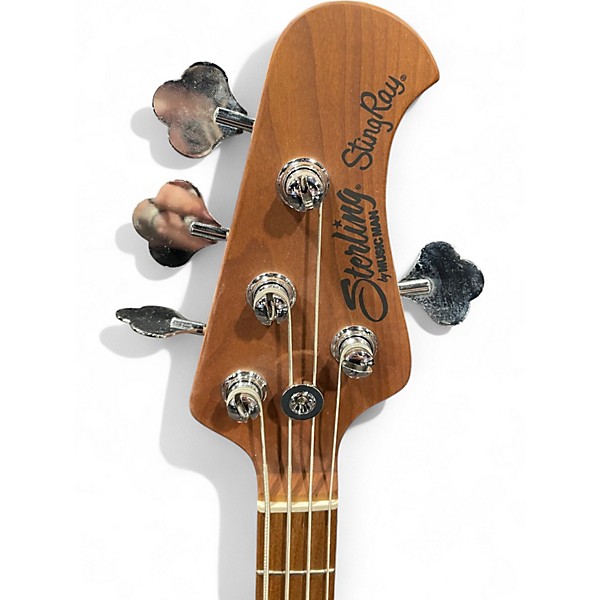 Used Sterling by Music Man Ray SS4 Fiesta Red Electric Bass Guitar