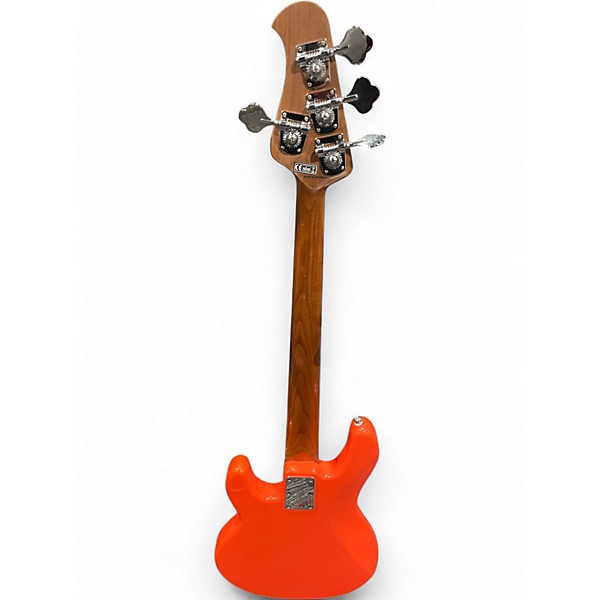 Used Sterling by Music Man Ray SS4 Fiesta Red Electric Bass Guitar