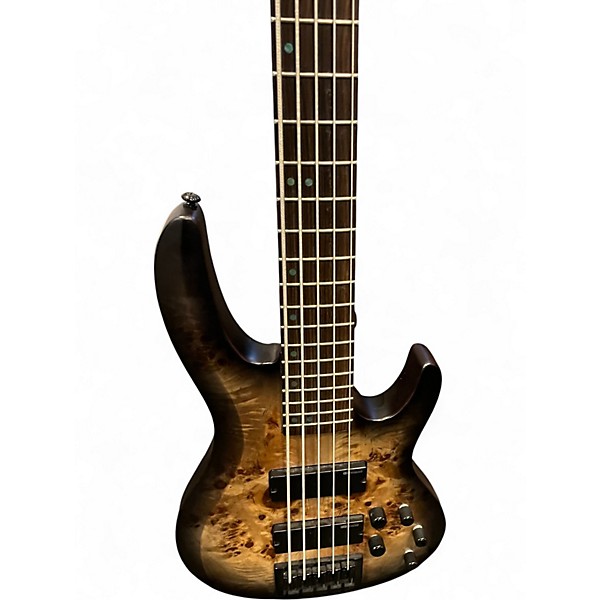 Used ESP LTD B5 EBONY BURST Electric Bass Guitar