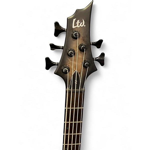 Used ESP LTD B5 EBONY BURST Electric Bass Guitar