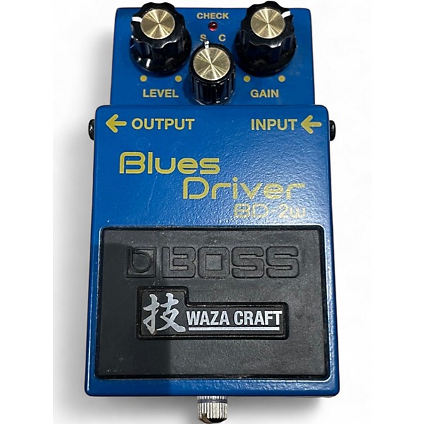 Used BOSS BD2W Blues Driver Waza Craft Effect Pedal