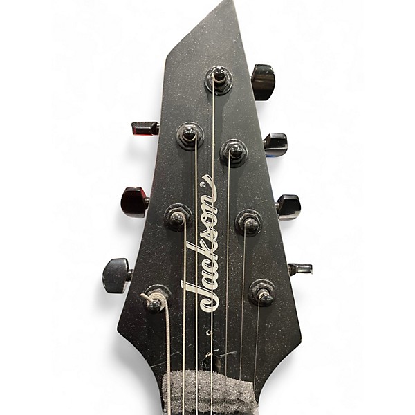 Used Jackson KING V JS22 7 BLACK Solid Body Electric Guitar