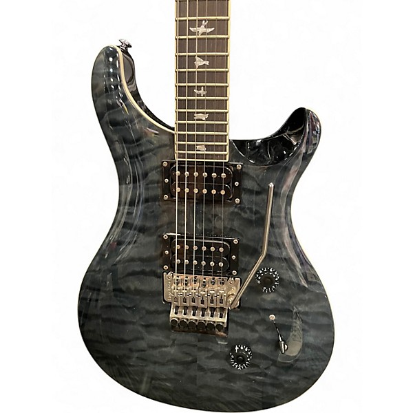 Used PRS SE Custom 24 Charcoal Solid Body Electric Guitar