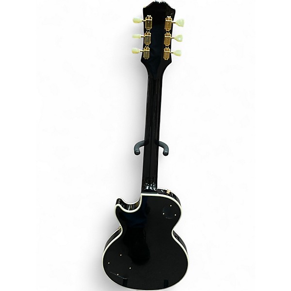 Used Epiphone Les Paul Custom P90 EILPCP9EMGH3 Ebony Solid Body Electric Guitar