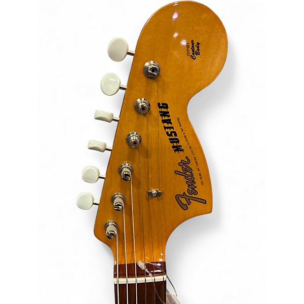 Used Fender Vintera 60s Mustang Blue Solid Body Electric Guitar