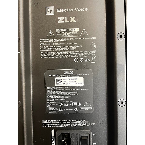Used Electro-Voice ZLX-12BT Powered Speaker