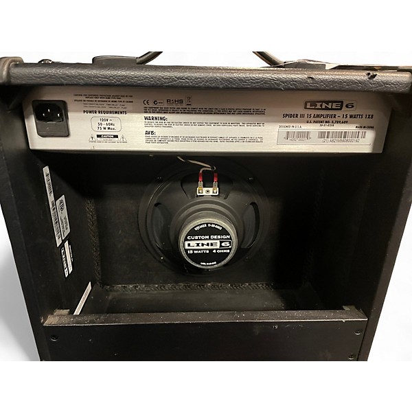 Used 2010s Line 6 Spider III 15 1X8 15W Guitar Combo Amp