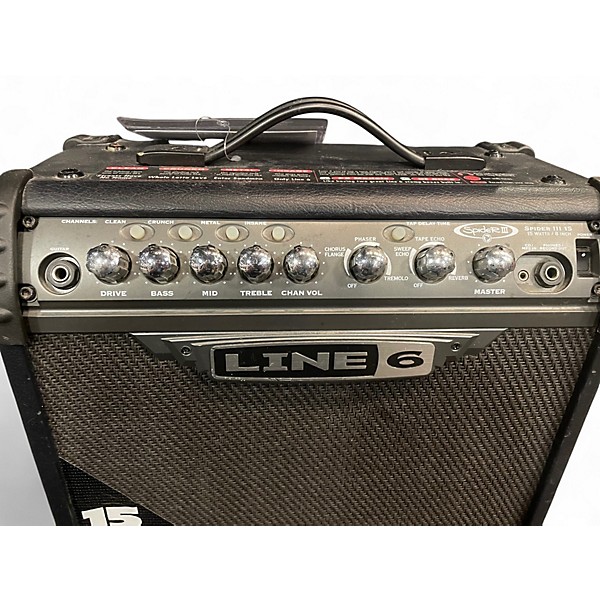 Used 2010s Line 6 Spider III 15 1X8 15W Guitar Combo Amp