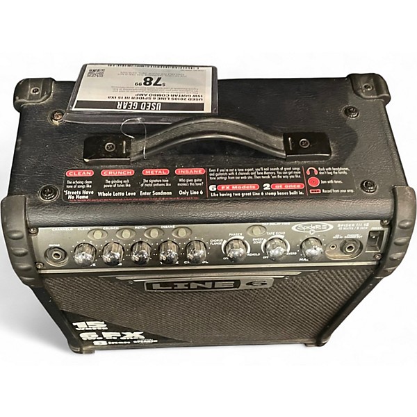 Used 2010s Line 6 Spider III 15 1X8 15W Guitar Combo Amp