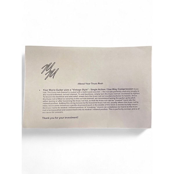 Used 2024 Mario Martin Custom S Style Nocaster Blonde Solid Body Electric Guitar