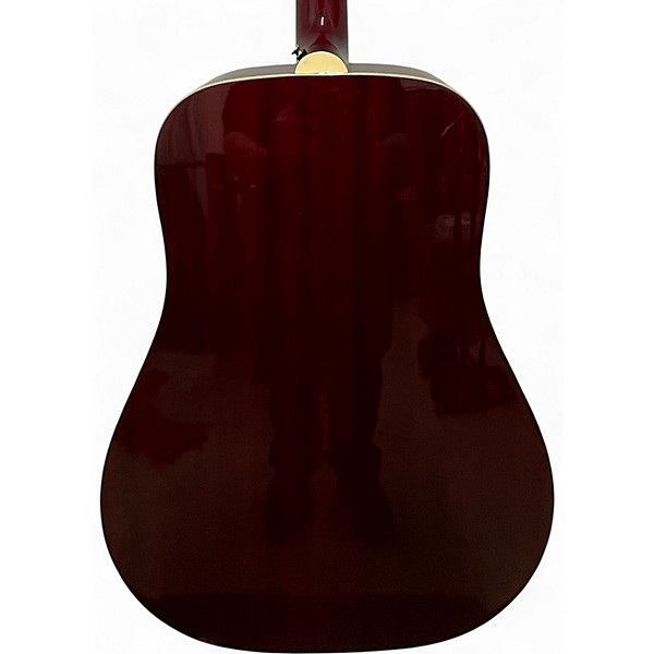 Used Epiphone Hummingbird 2 Tone Sunburst Acoustic Guitar