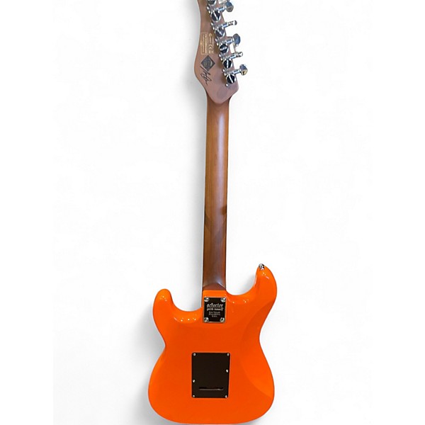 Used Schecter Guitar Research NICK JOHNSTON TRADITIONAL ATOMIC ORANGE NITRO Solid Body Electric Guitar