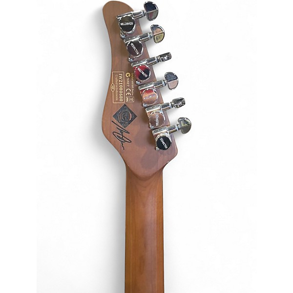 Used Schecter Guitar Research NICK JOHNSTON TRADITIONAL ATOMIC ORANGE NITRO Solid Body Electric Guitar