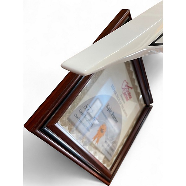 Used Jackson X Series Rhoads RRX24M Snow White with Black Pinstripes Solid Body Electric Guitar