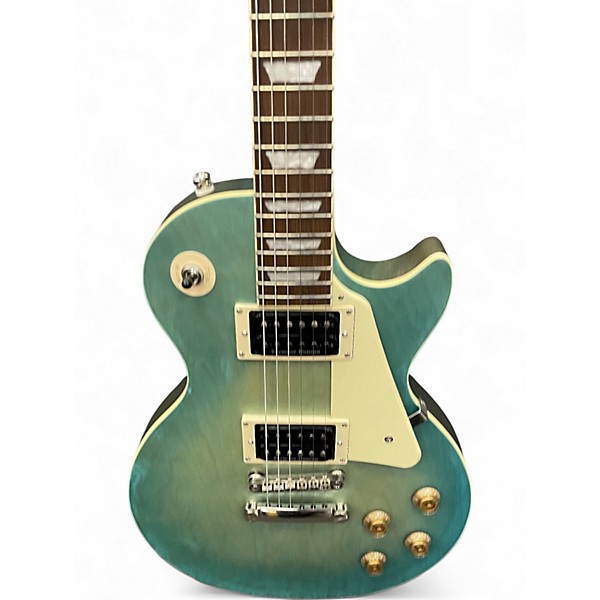 Used Epiphone Les Paul Traditional Pro IV WASHED BLUE Solid Body Electric Guitar