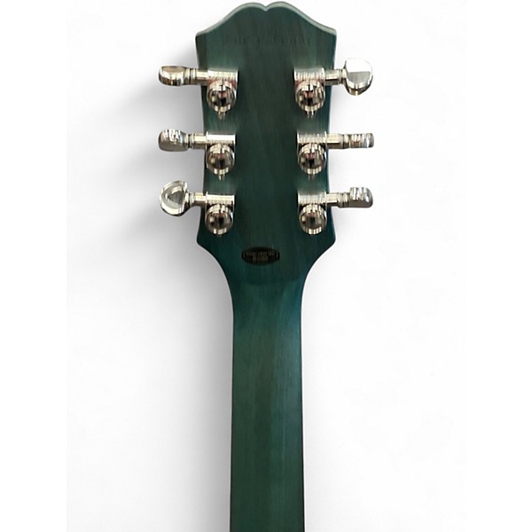 Used Epiphone Les Paul Traditional Pro IV WASHED BLUE Solid Body Electric Guitar