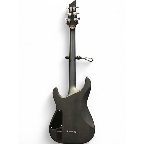 Used Schecter Guitar Research C1 Platinum Transparent White Satin Solid Body Electric Guitar