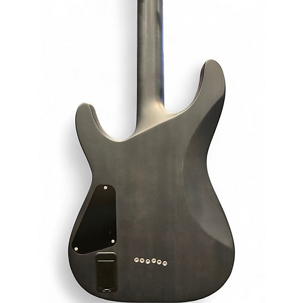 Used Schecter Guitar Research C1 Platinum Transparent White Satin Solid Body Electric Guitar