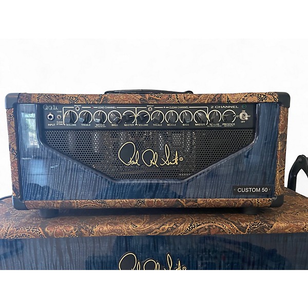 Used 2020s PRS Custom 50 Paisley Halfstack Guitar Stack
