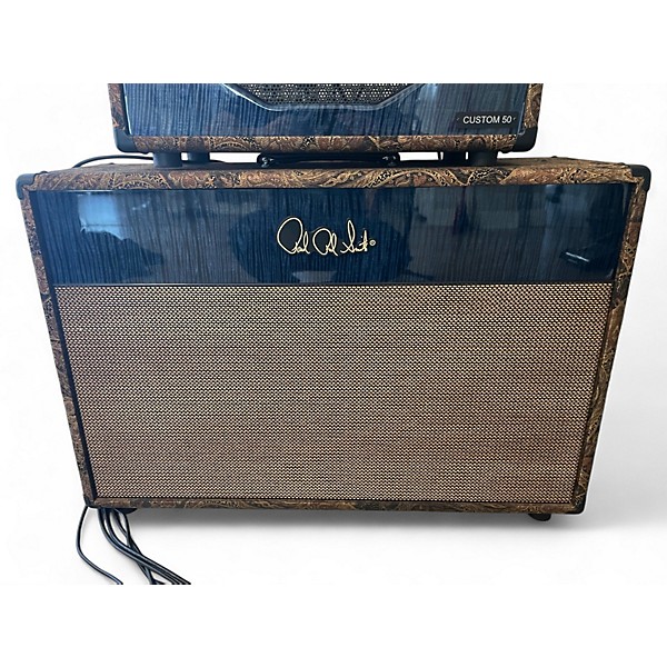 Used 2020s PRS Custom 50 Paisley Halfstack Guitar Stack