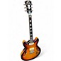 Used D'Angelico Premier Series DC 2 Tone Sunburst Hollow Body Electric Guitar thumbnail
