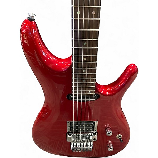 Used Ibanez Joe Satriani 24P CANDY APPLE RED Solid Body Electric Guitar