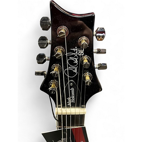 Used PRS SE Mark Holcomb Trans Black Solid Body Electric Guitar