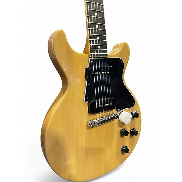 Used Epiphone Inspired By Gibson 1960 Les Paul Double Cut TV Yellow Solid Body Electric Guitar