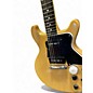 Used Epiphone Inspired By Gibson 1960 Les Paul Double Cut TV Yellow Solid Body Electric Guitar