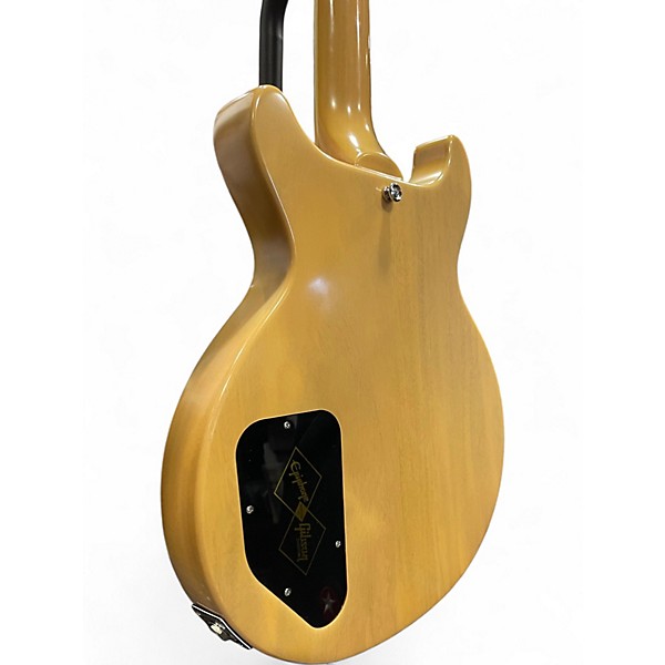 Used Epiphone Inspired By Gibson 1960 Les Paul Double Cut TV Yellow Solid Body Electric Guitar